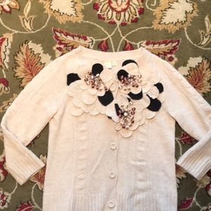 Anthropologie beaded cardigan